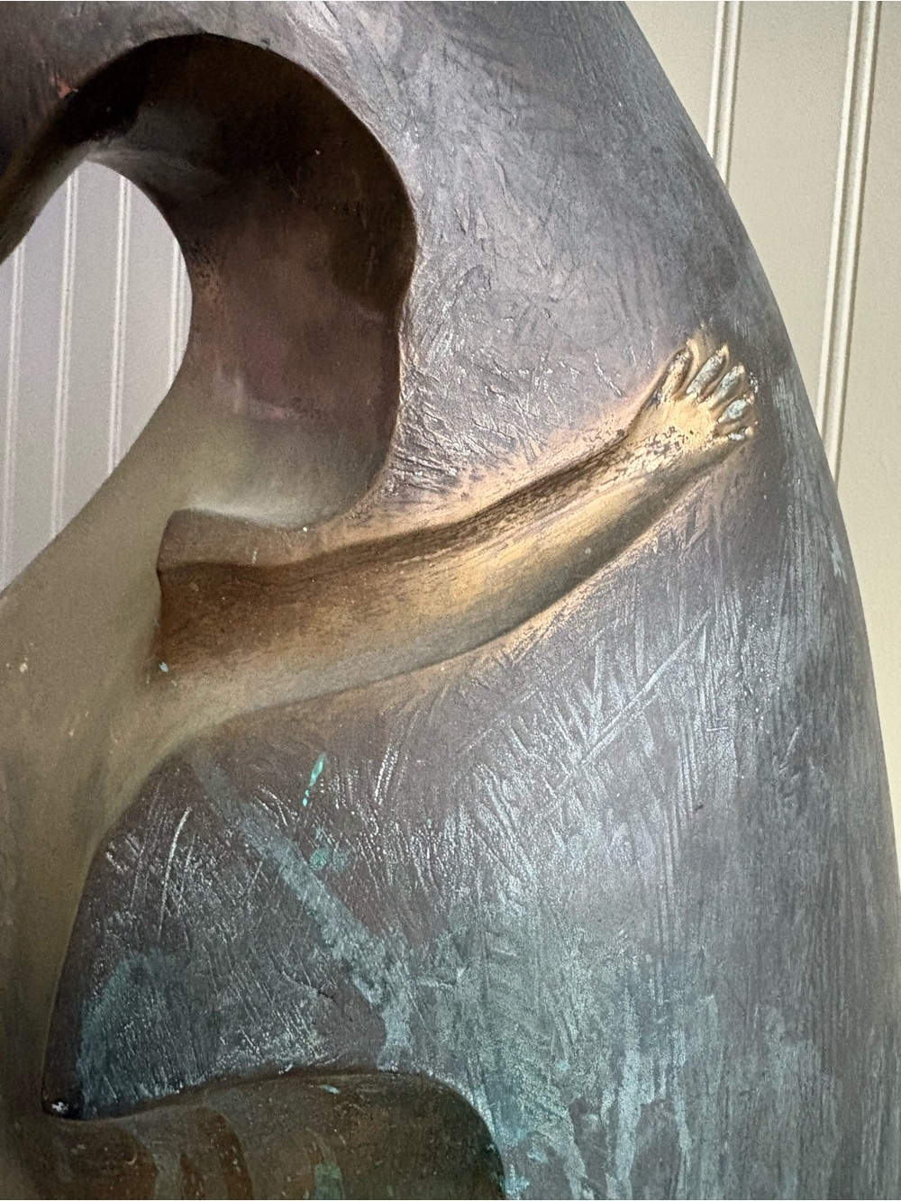 RARE Angelo Basso Bronze Sculpture “Mother and Child” Limited Edition VIII/IX - Picture 8 of 11